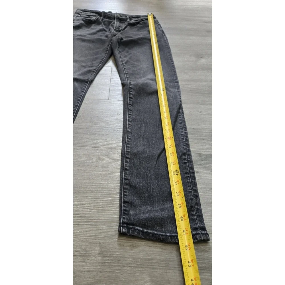 American Eagle Men Jeans Size 31x34 Black Denim Slim Air Flex Plus (Actual 31x32
